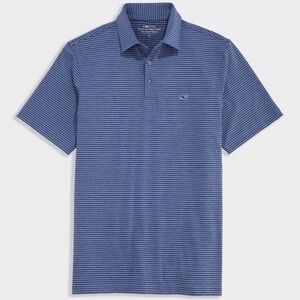 Vineyard Vines Boys Blue Striped Polo NWT